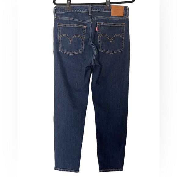 Levi's Women's Premium Denim Wedgie Fit Jeans Size 30 Big E Levi's Dark Wash - Picture 2 of 7